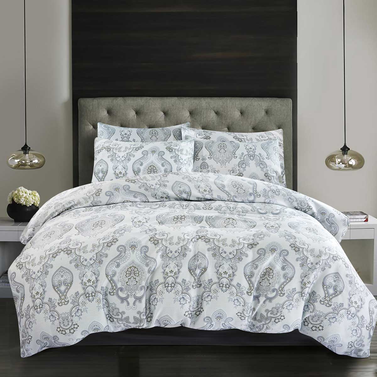 Комплект постельного белья 1,5-спальный Pappel pattern Pappel RST7373A/150200S, цвет серый