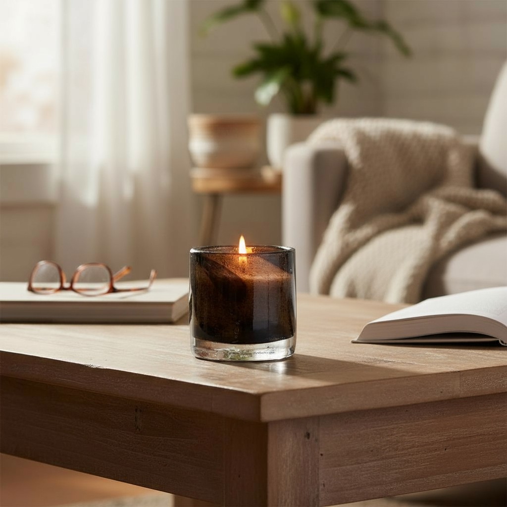 

Свеча в стекле гутной работы Zapel Кселион