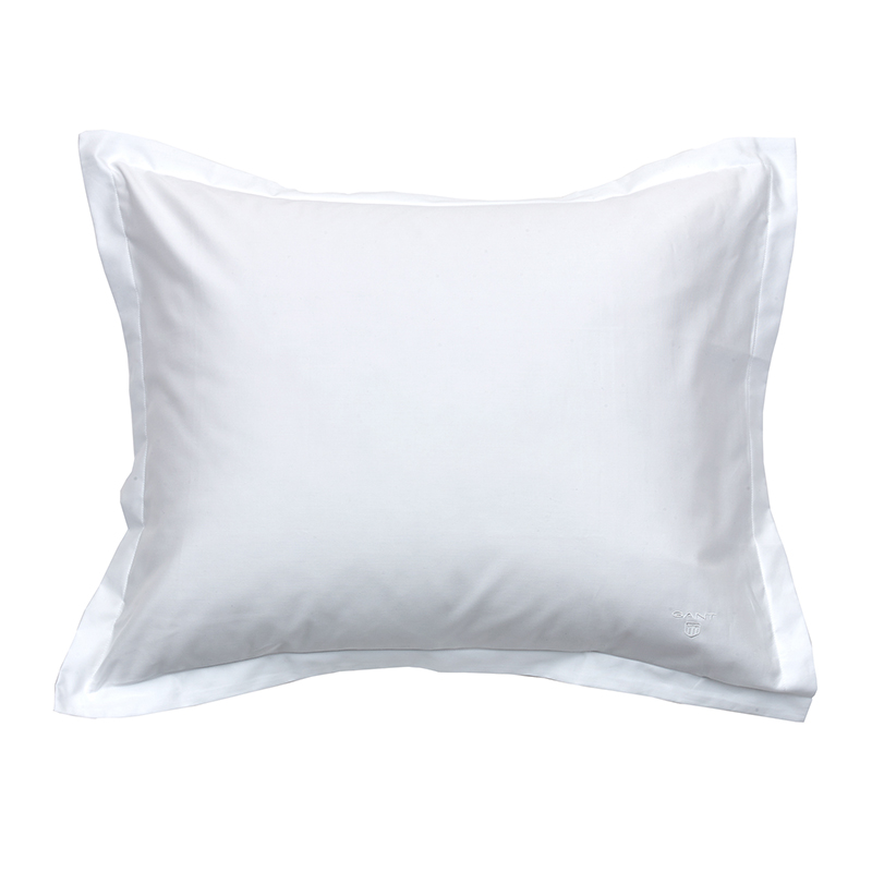 

Наволочка Gant Home Sateen 70x70см, цвет белый