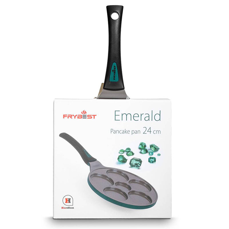 Сковорода для оладий Frybest Emerald Frybest Emerald-PP24I, цвет зеленый - фото 6