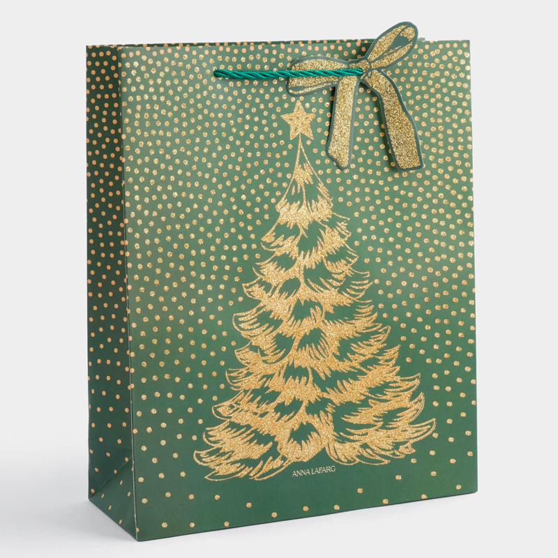 

Пакет подарочный Anna Lafarg Новый Год Елка 18х24см