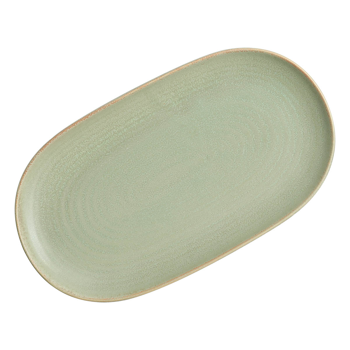 Блюдо овальное Home Chef Amber Green 355x21см 2350₽