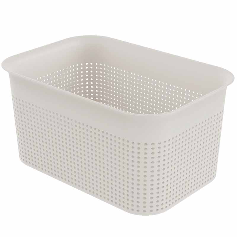 

Корзинка Rotho Brisen 4,5л, белый песок