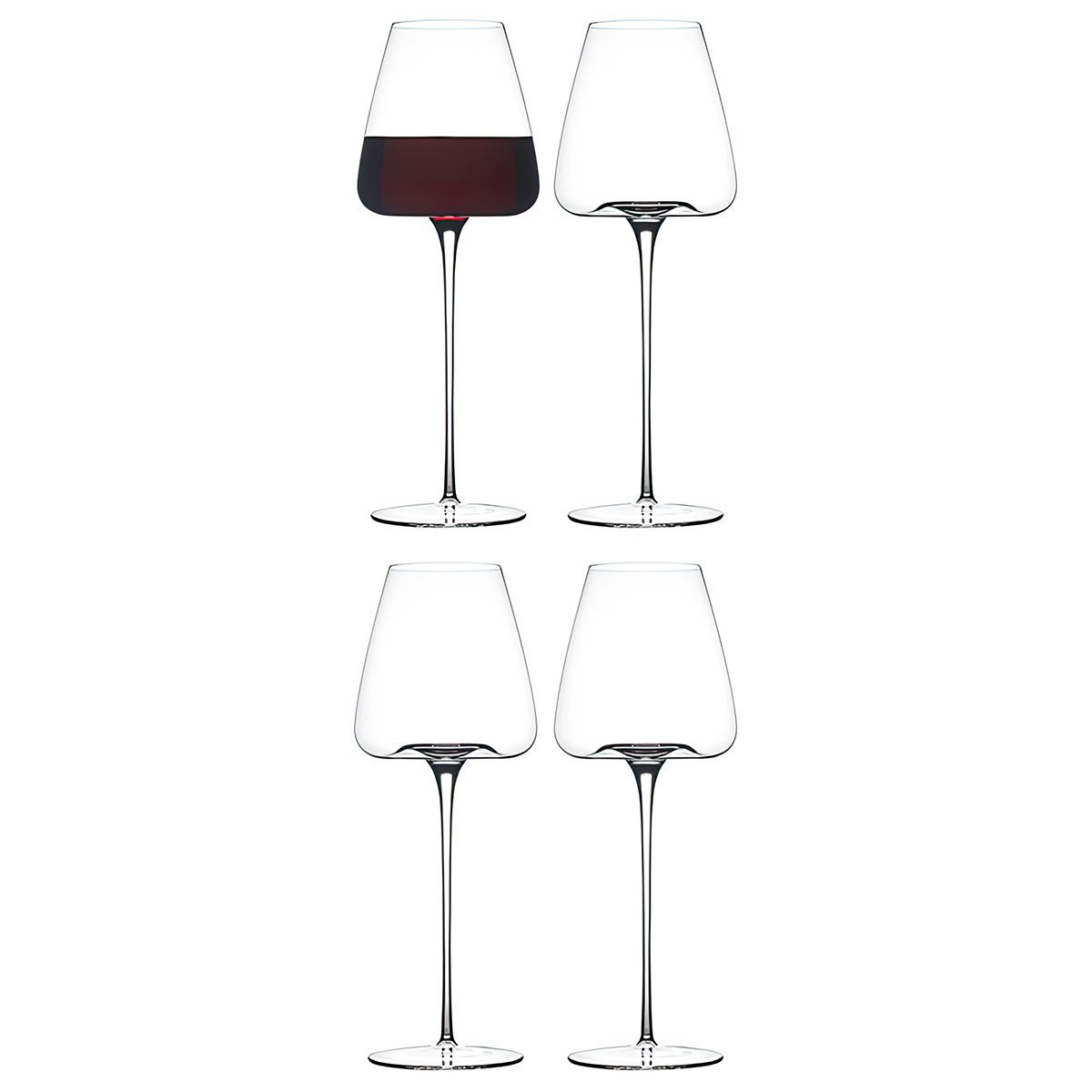 Набор бокалов для вина Liberty Jones Sheen 640мл, 4шт Liberty Jones PS_LJ_SN_RWGLS640_4, цвет прозрачный