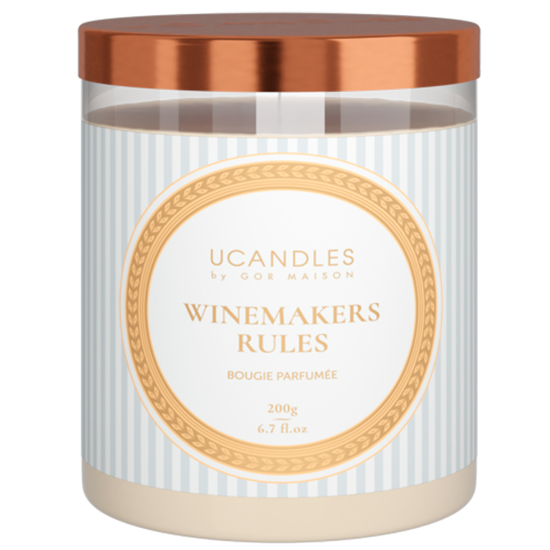 

Свеча ароматическая Ucandles by Gor Maison Классическая Winemakers Rules