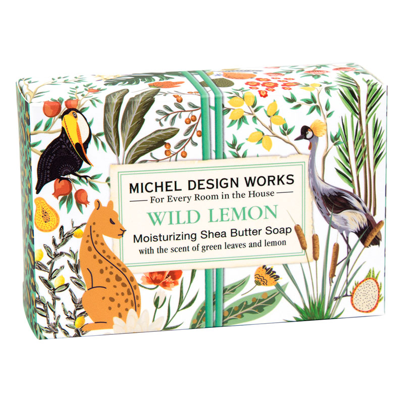 

Мыло в подарочной коробке Michel Design Works Дикий лимон, Многоцветие