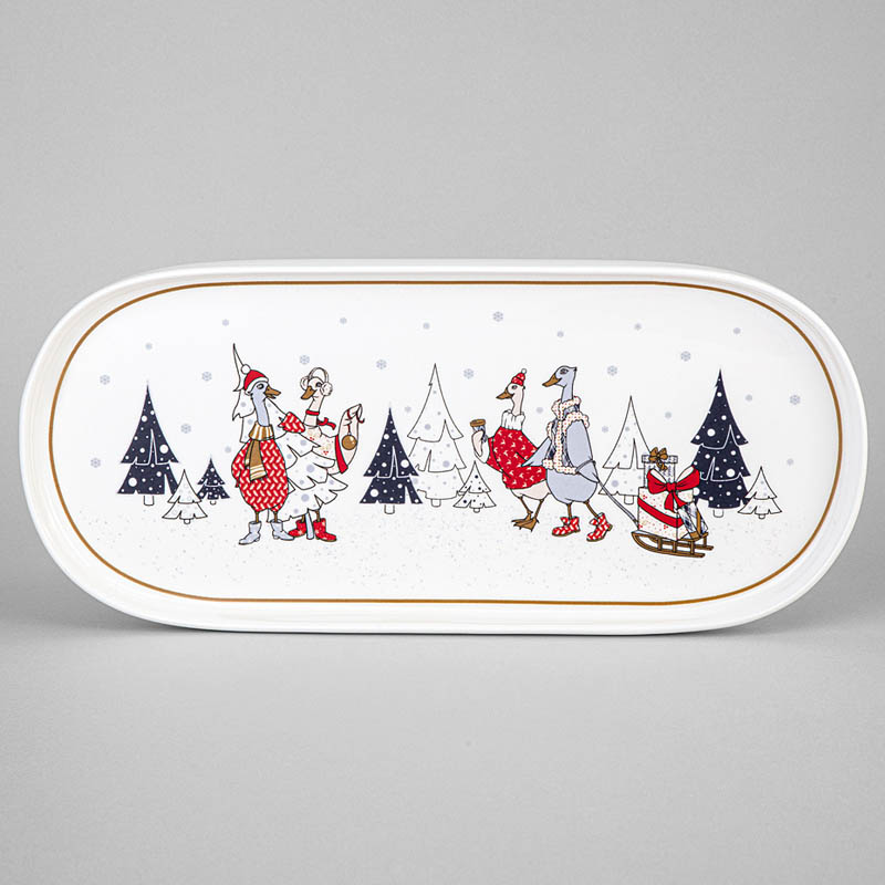 

Блюдо овальное Lefard Family Christmas 34x14,5см