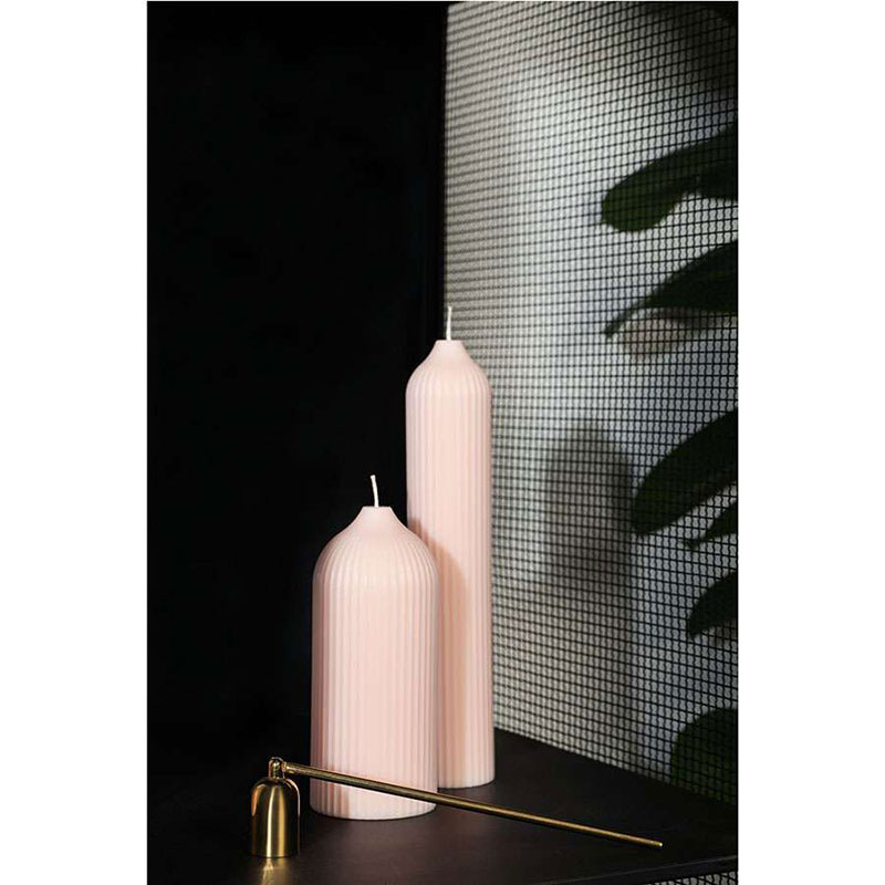 Свеча декоративная Tkano Edge 16,5см, цвет бежево-розовый Tkano TK22-CND0011 - фото 2