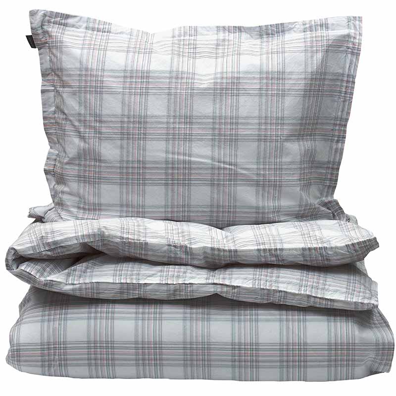 

Пододеяльник Gant Home Bailey Check 200x200см, цвет серый