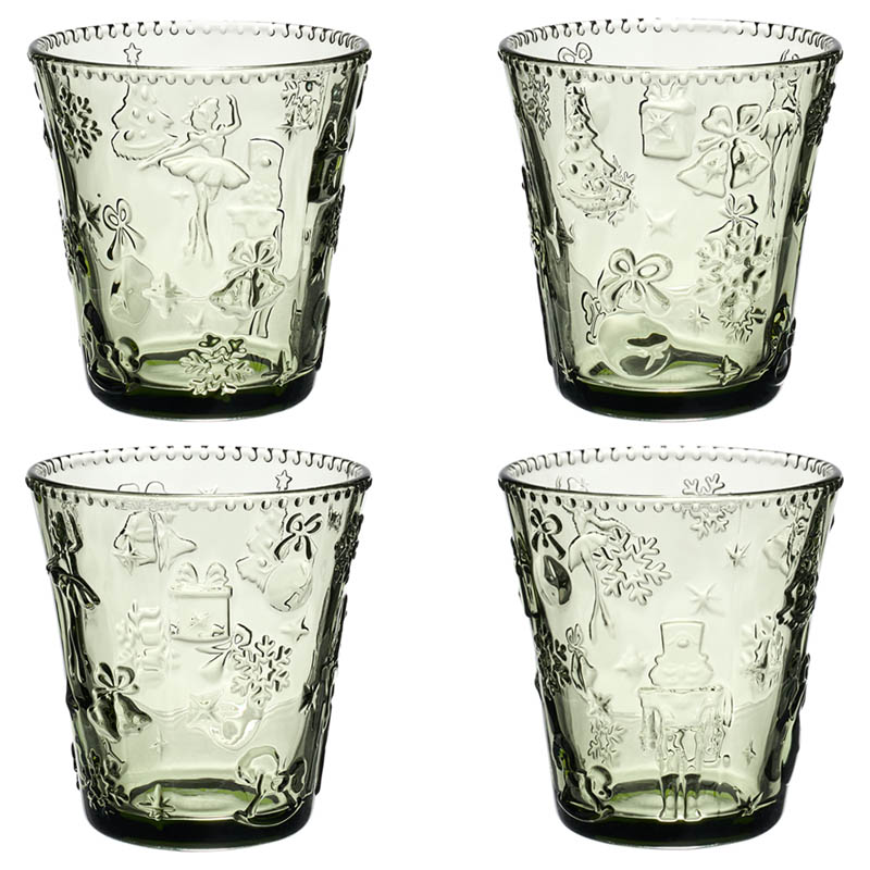 

Набор стаканов Lefard Щелкунчик green 280мл, 4шт