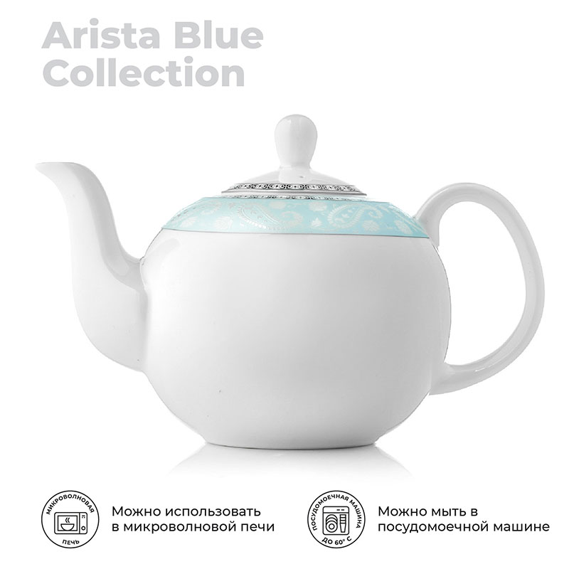 Чайник заварочный Esprado Arista Blue 1,22л Esprado ARBL13BE306, цвет белый - фото 2