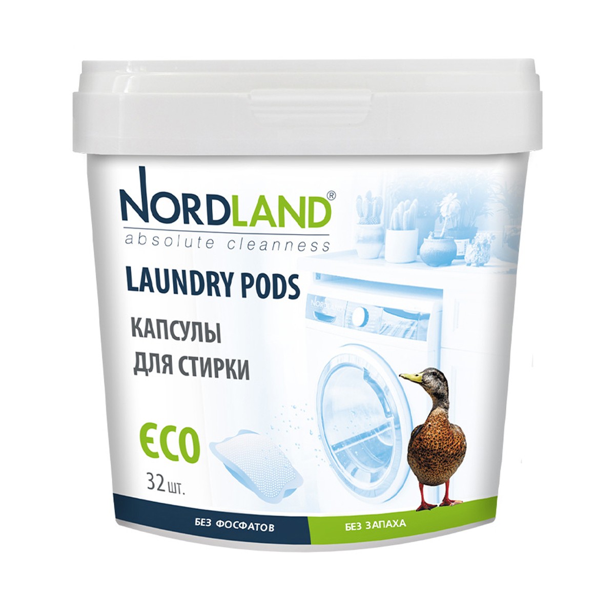 

Капсулы для стирки Nordland 32шт