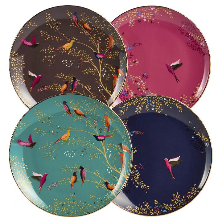 Набор тарелок закусочных Lefard Golden Birds 4шт