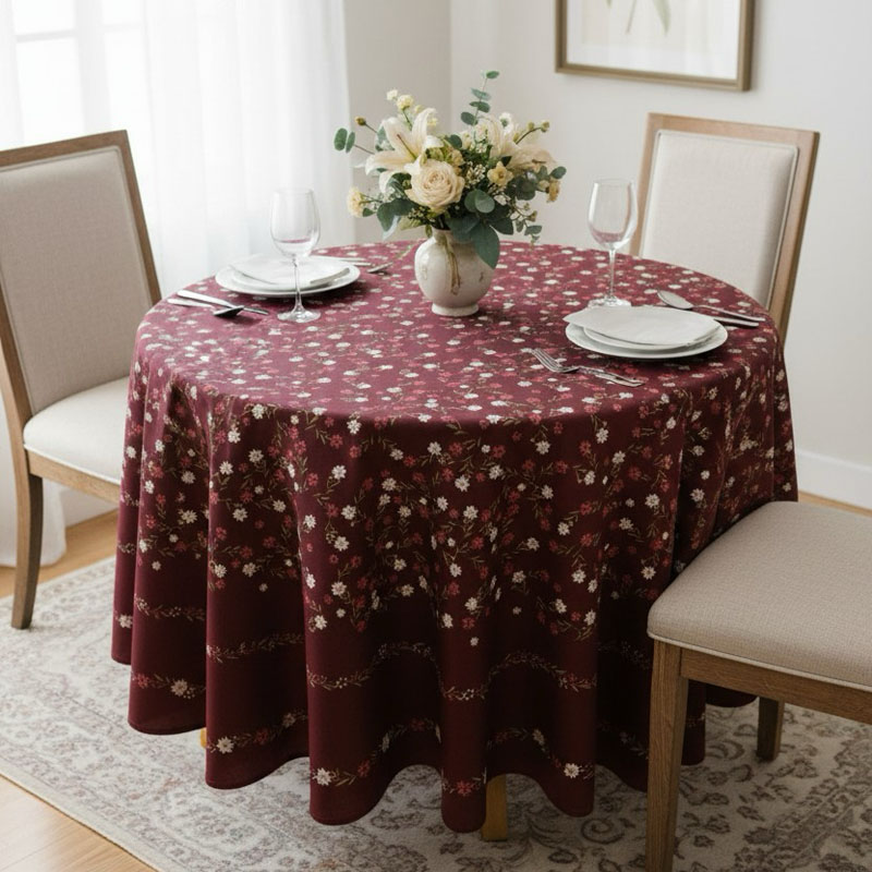 

Скатерть круглая Pappel Red Fantasy 180см