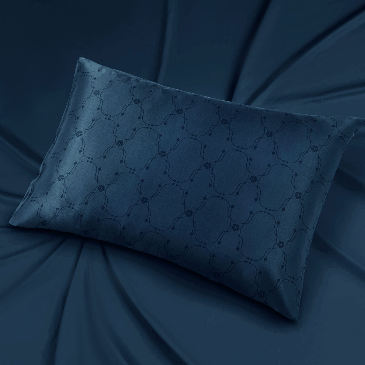 

Наволочка Mollen Узор в темно-бирюзовом, Синий