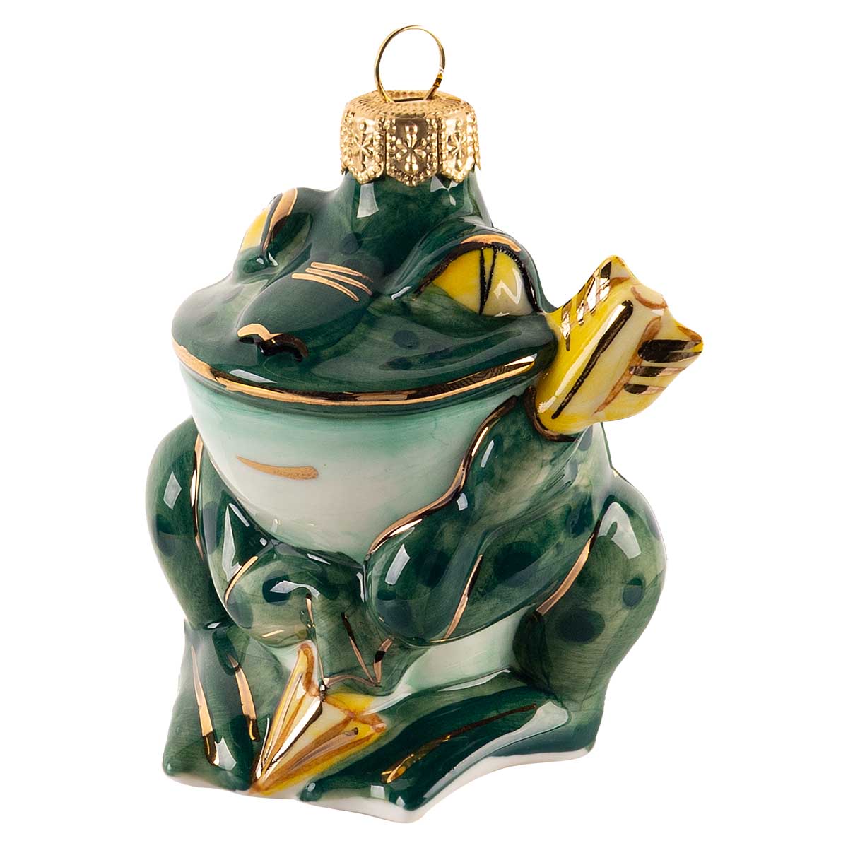 

Елочная игрушка Лефортовский фарфор Русские сказки Царевна-Лягушка