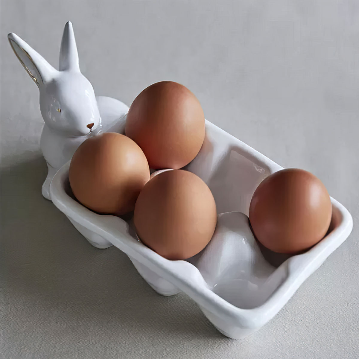 фигурка декоративная tkano essential trendy bunny beige Подставка для яиц Tkano Essential Trendy Easter
