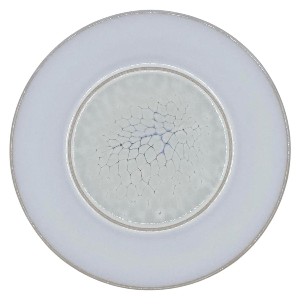 

Тарелка плоская 22см Kenai Ceramics Cheshuya, цвет белый