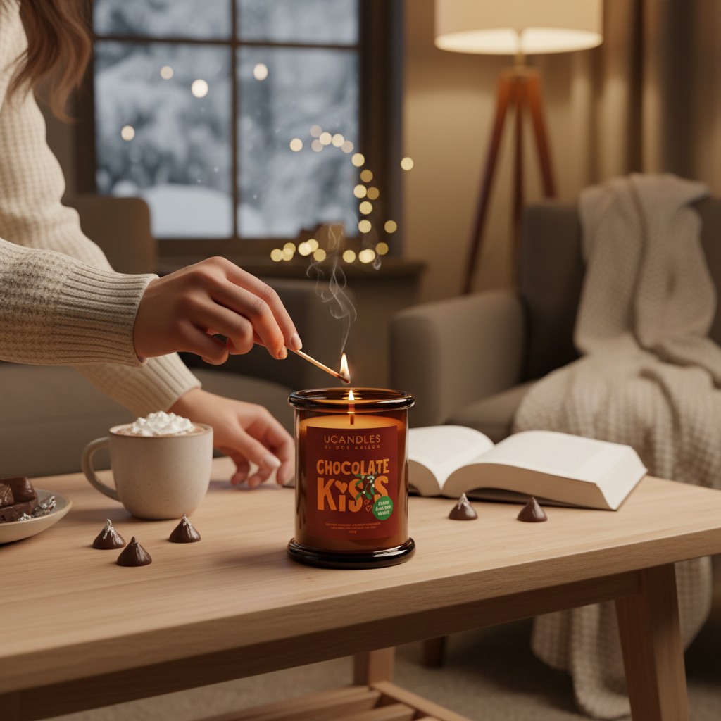 

Свеча ароматическая Ucandles by Gor Maison Christmas Chocolate Kiss