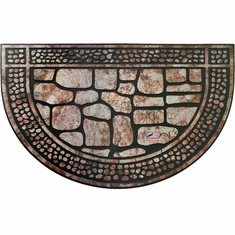 

Коврик придверный флокированный Shahintex SH F028 45x75см, Коричневый