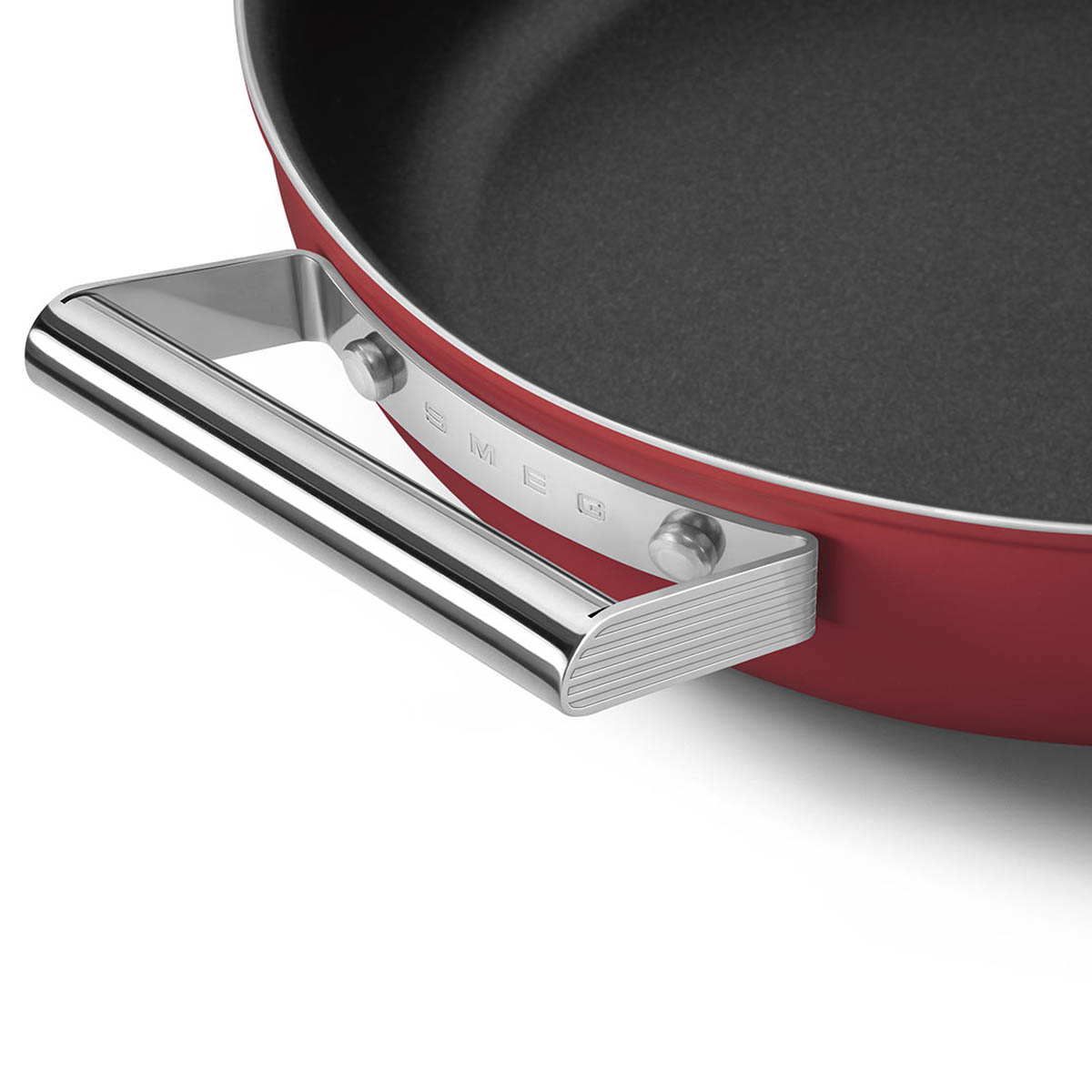 Сковорода глубокая с крышкой Smeg 50’s Style 28см, red Smeg CKFD2811RDM, цвет красный - фото 10