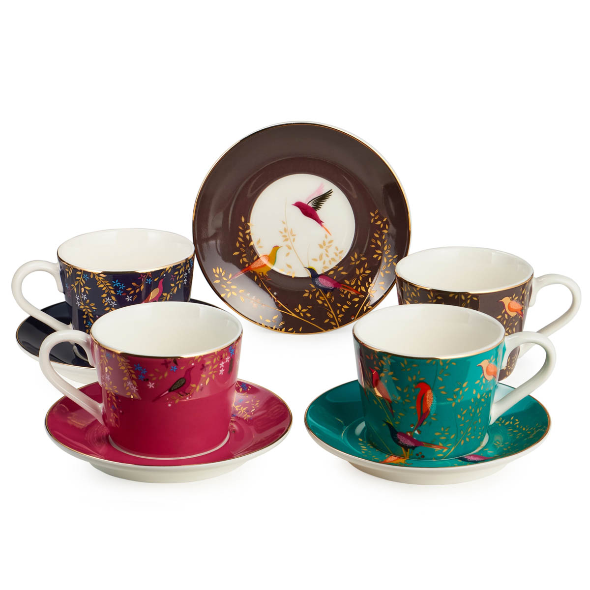 

Кофейный набор Lefard Golden Birds 8 предметов на 4 персоны