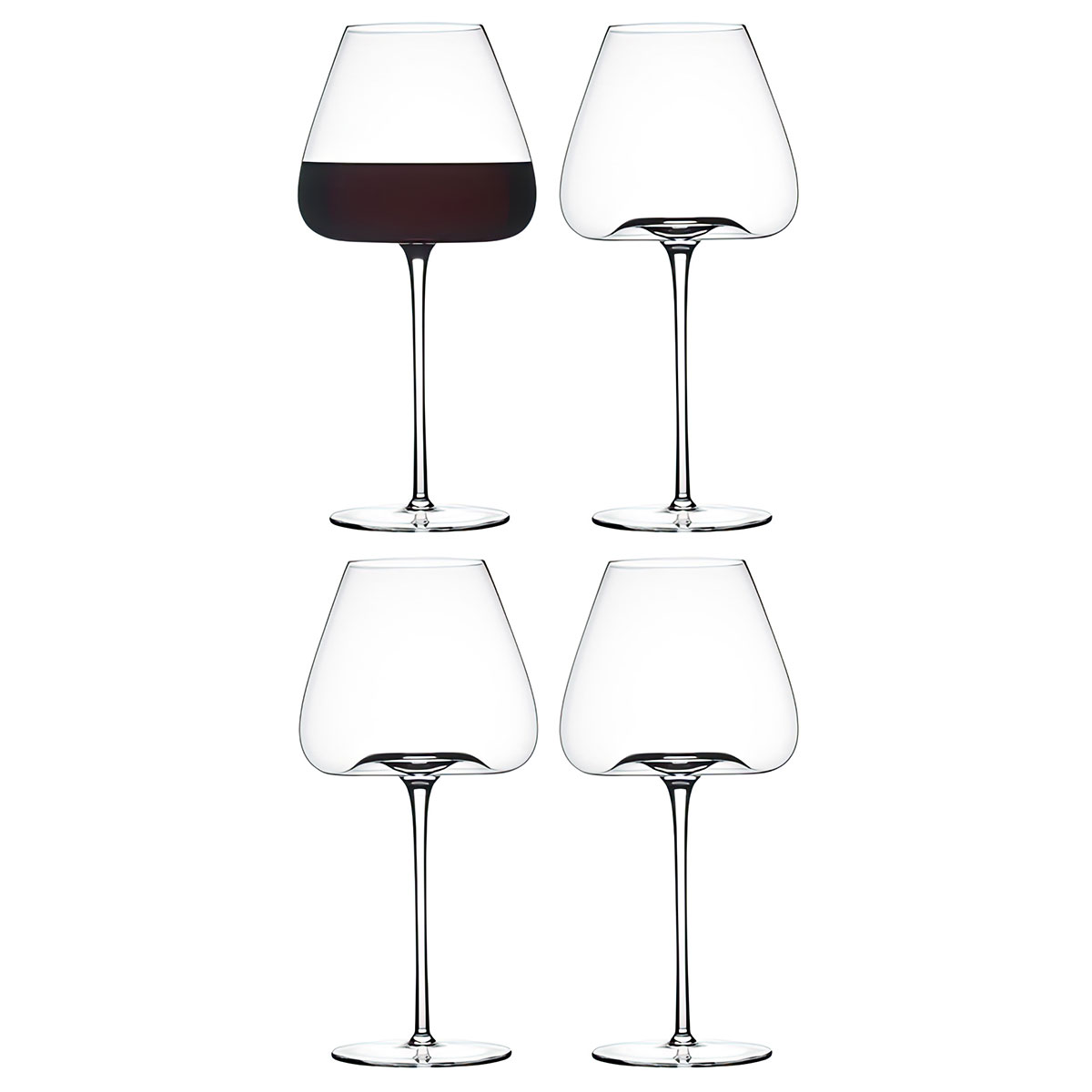 Набор бокалов для вина Liberty Jones Sheen 850мл, 4шт Liberty Jones PS_LJ_SN_RWGLS850_4, цвет прозрачный