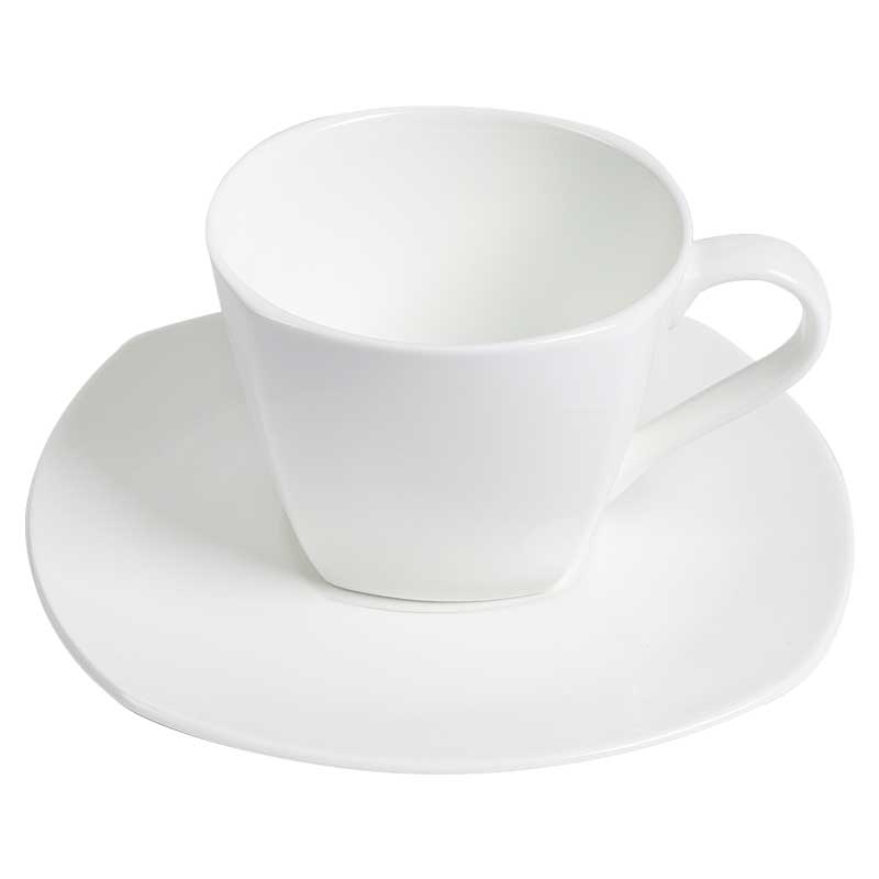 Чайная пара АККУ Классика квадратная, 250мл Акку 8054 А, цвет белый - фото 2