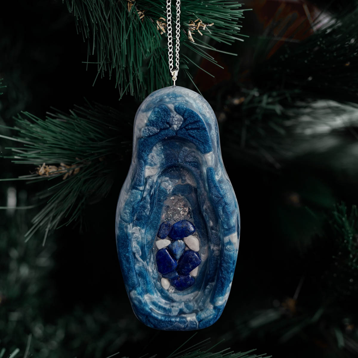 

Елочная игрушка Incrua Матрешка, содалит