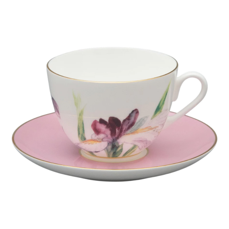 Чайная пара Императорский фарфоровый завод LArt Des Fleurs Роузи 3450₽