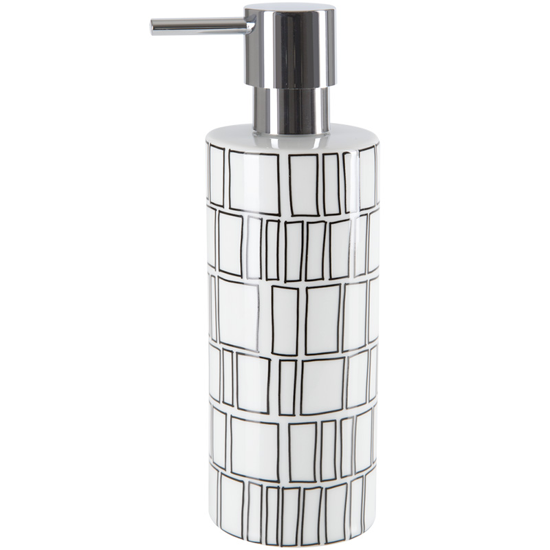 Дозатор для жидкого мыла Spirella Visby, серый дозатор для жидкого мыла bemeta hotel 152109142