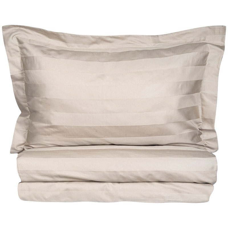 

Пододеяльник 1,5-спальный Vandyck Stripe Satin, бежевый