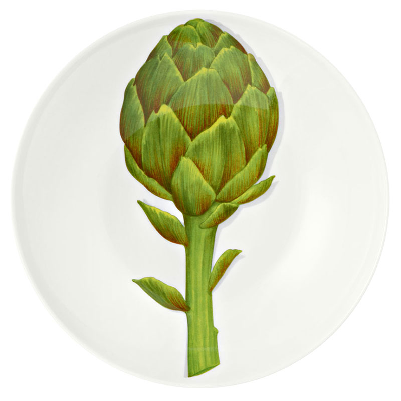 Тарелка суповая Taitu Freedom. Vegetable 20,5см Taitu 1-85-B, цвет белый