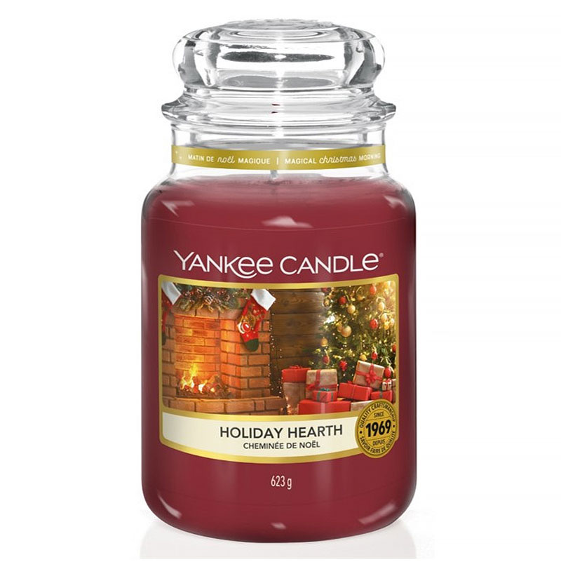 

Свеча большая Yankee Candle Ароматы праздника, Бордовый
