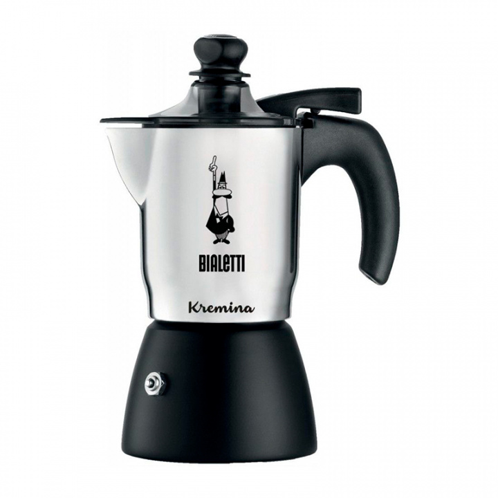 

Кофеварка на 3 чашки Bialetti KREMINA 151мл, Серый