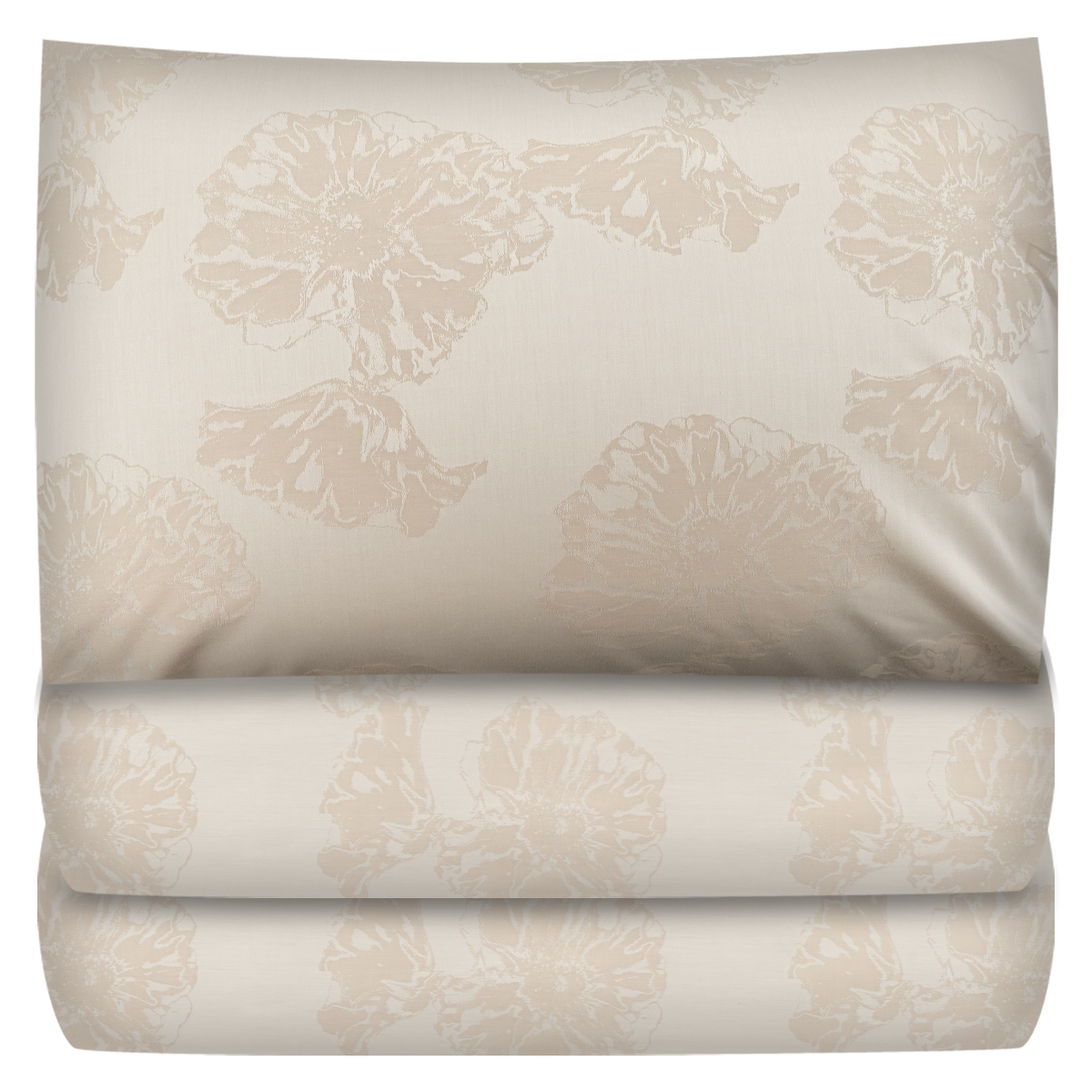

Комплект постельного белья семейный Lameirinho Jacquard, светло-бежевый