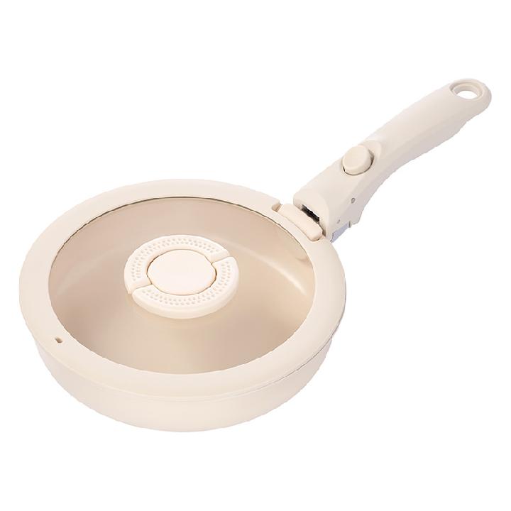 Сковорода с крышкой и съемной ручкой Smart Solutions Smart Ceramic 20см
