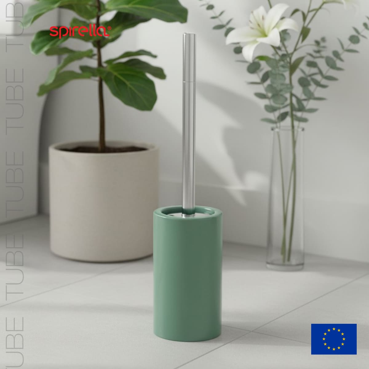 Ерш для унитаза Spirella Tube Moss-Green 3200₽