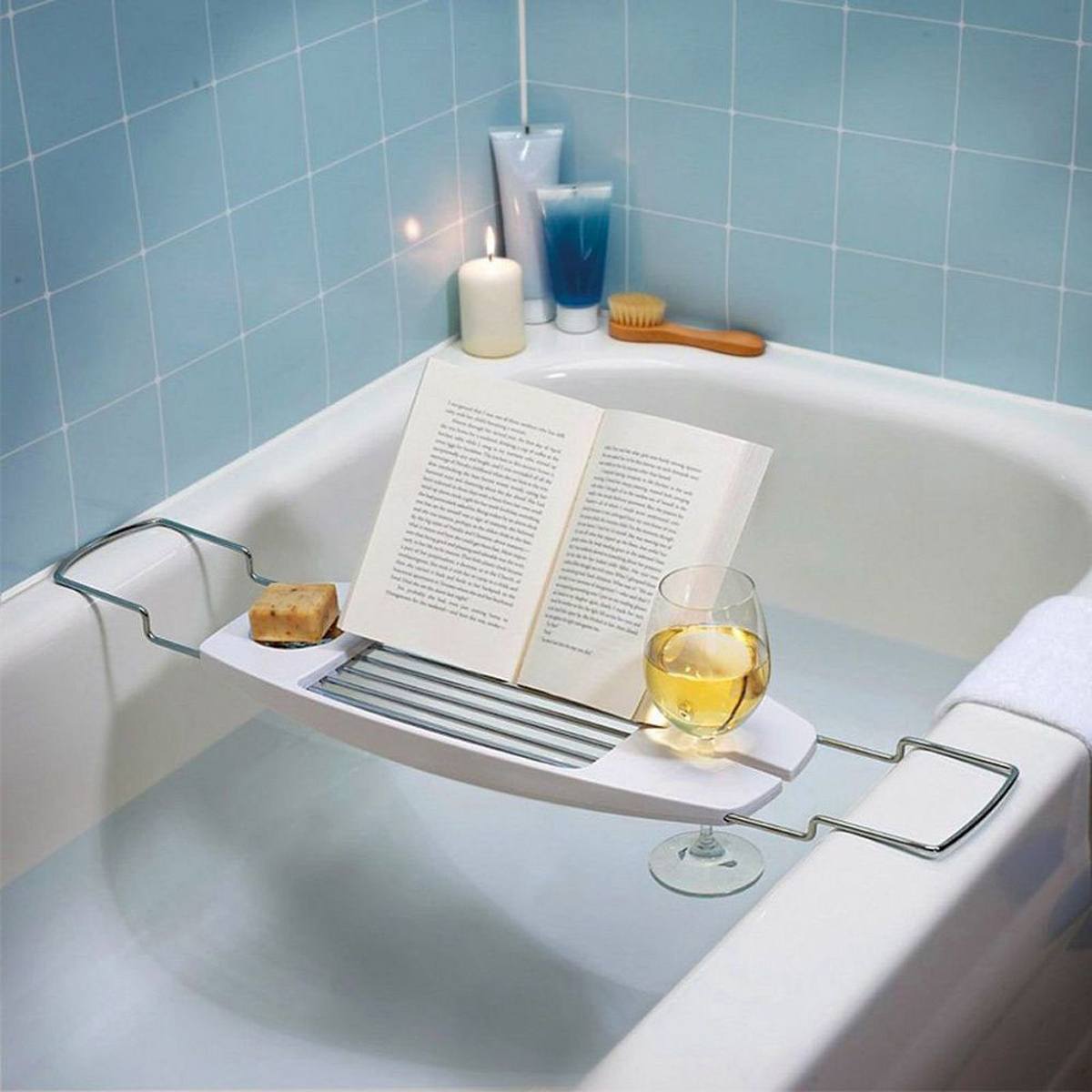 Полка для ванной Oasis белая обучающие книги