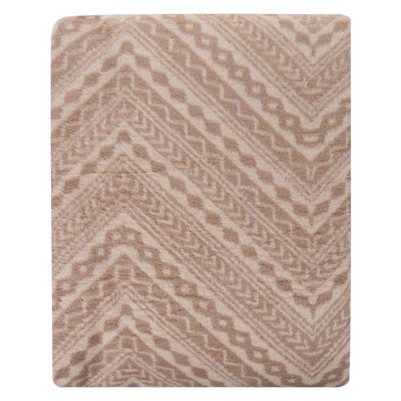 Плед 150x200см Pappel Cotton, бежевый 731137 Бежевый, фото 3