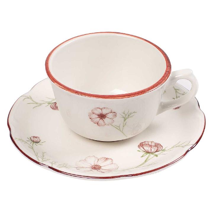 Чайная пара Дымов Керамика Космея утро 07.00