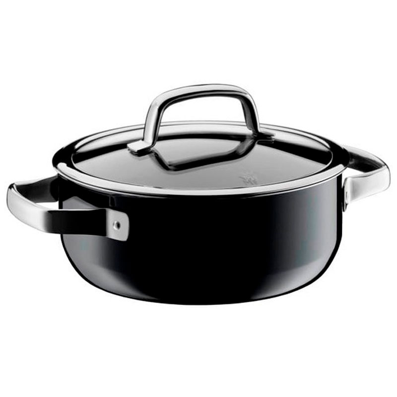 

Кастрюля низкая WMF Fusiontec Mineral Black 20см, Черный