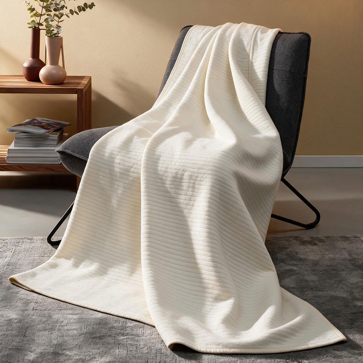 Плед 150x200см Biederlack Moderns & Classics Feel Pearl