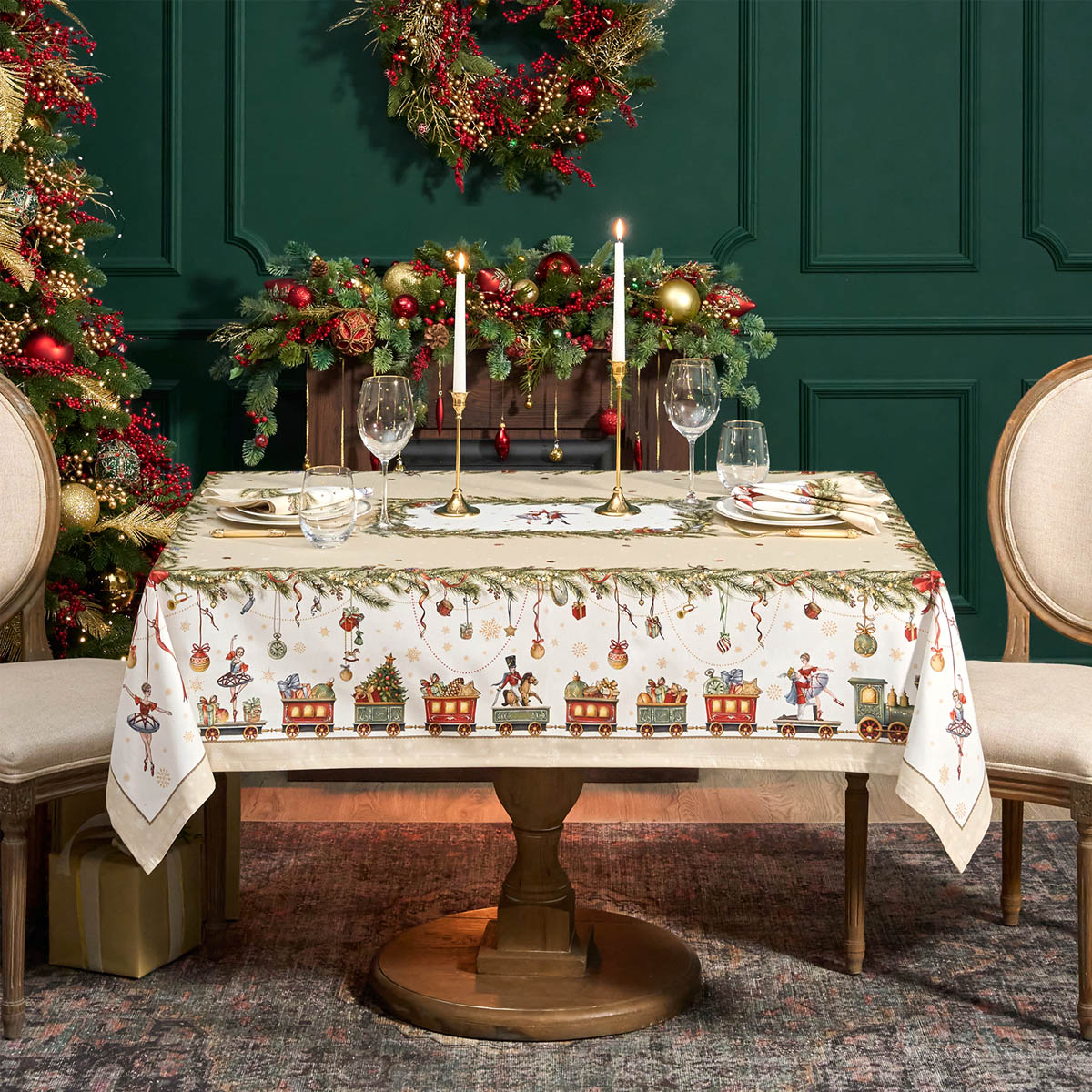 

Скатерть Santalino Щелкунчик 140x180см