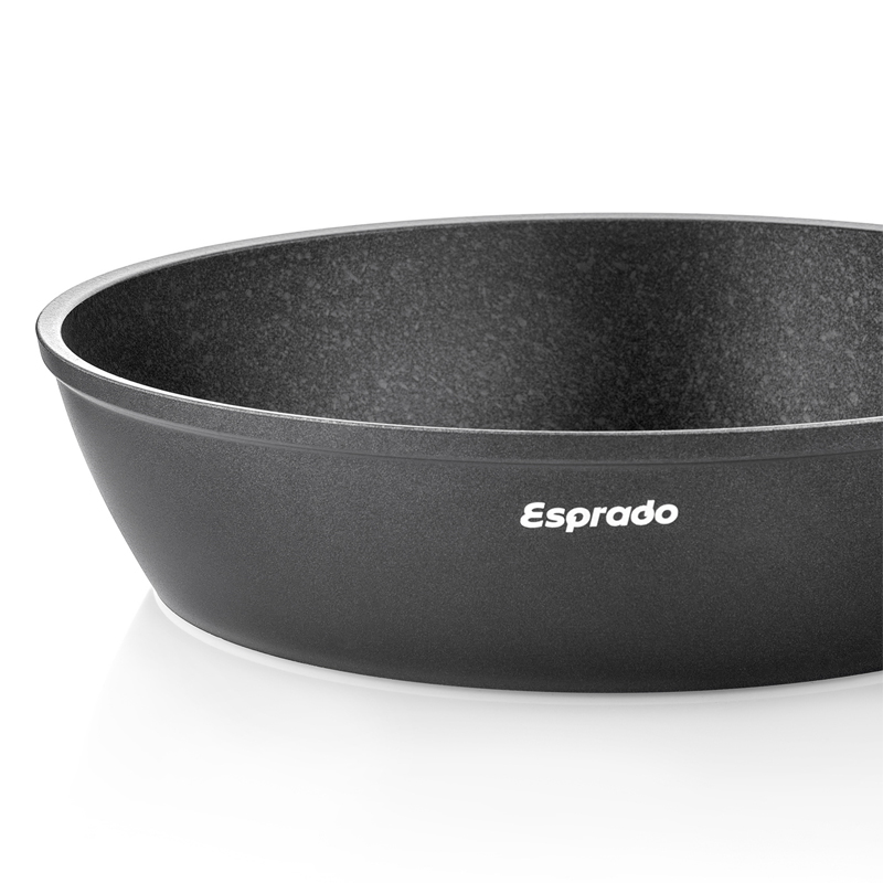 Сковорода глубокая Esprado Alto 24см Esprado ALTT24BE103, цвет черный - фото 6