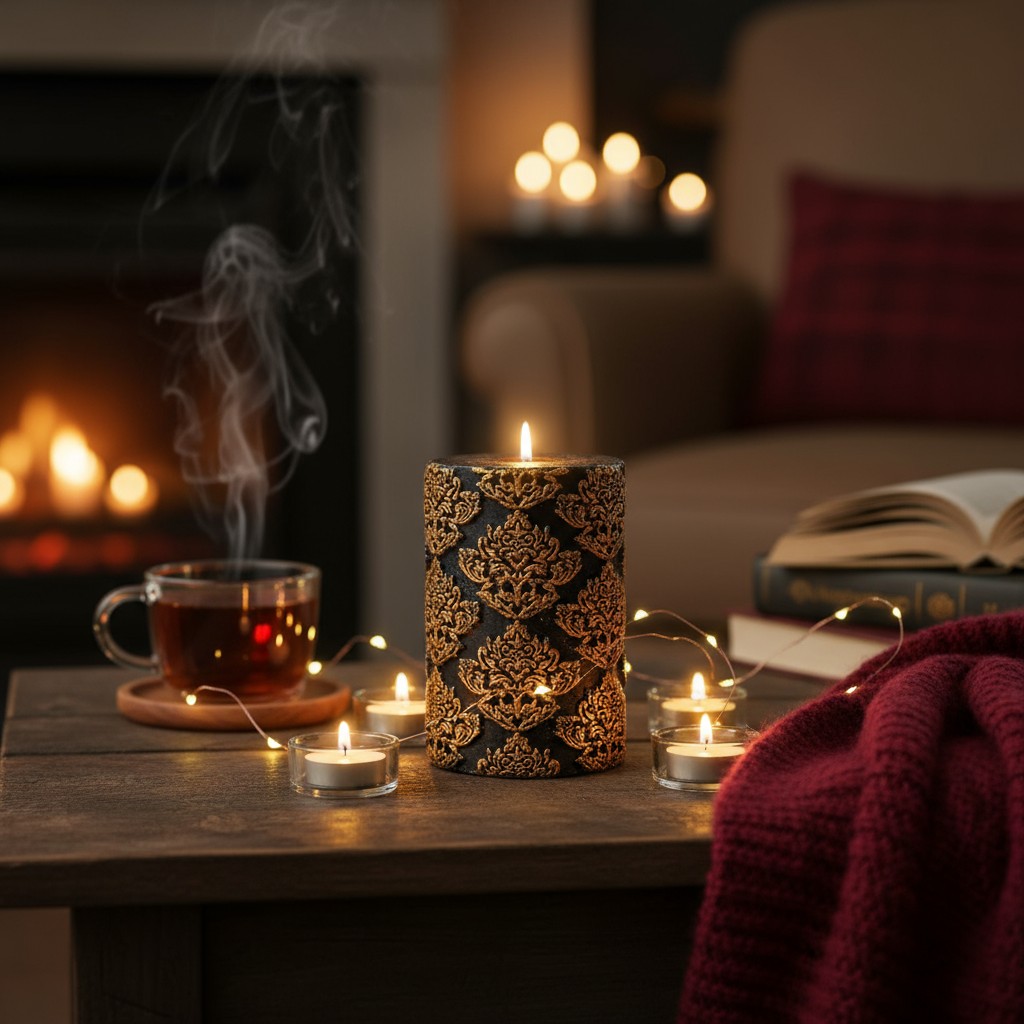 

Свеча фигурная с росписью Zapel Данидин-vintage малая