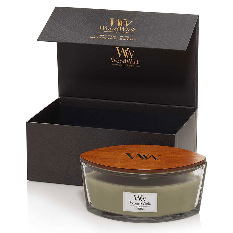

Свеча эллипс Woodwick У камина, Зеленый