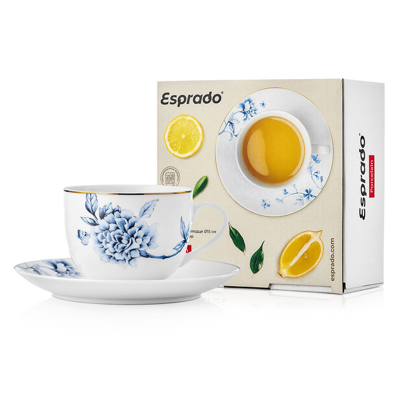 Чайная пара Esprado Bouquet Esprado BQT022BE303, цвет белый - фото 5