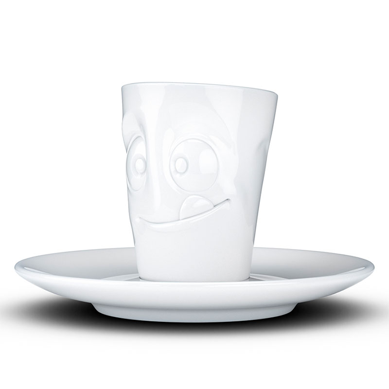 Чашка кофейная с блюдцем Tassen Мимика Tasty 80мл atlantico кофейная пара 6 шт