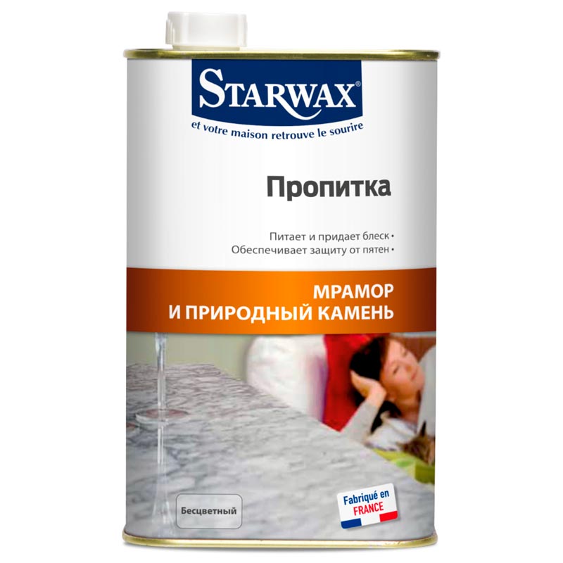 

Пропитка для мрамора и камня Starwax, 500мл, Белый